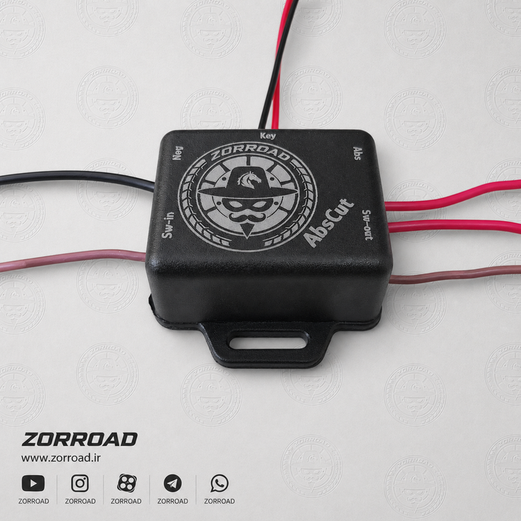 نمای سهبعدی کیت قطع کن ABS موتورسیکلت ZORROAD مدل AbsCut