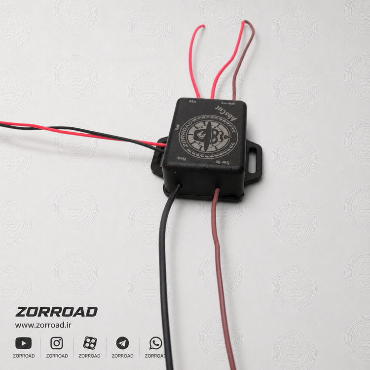 نمای سهبعدی کیت قطع کن ABS موتورسیکلت ZORROAD مدل AbsCut